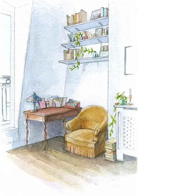 Illustration d'un intérieur